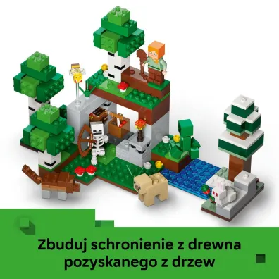 LEGO Minecraft Przetrwanie pierwszej nocy 21593
