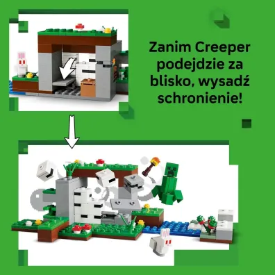LEGO Minecraft Przetrwanie pierwszej nocy 21593