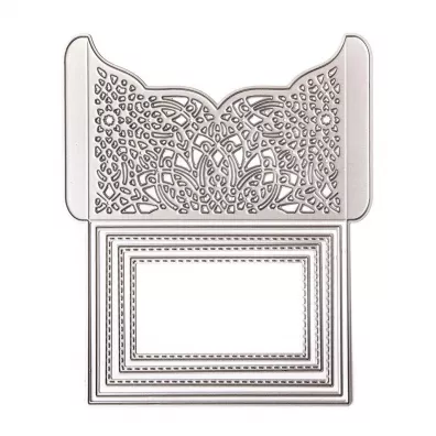 Dalprint Wykrojnik - Sk�adane zaproszenie 12,1cm x 14,4cm