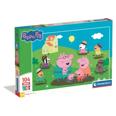 Puzzle 104el Maxi Peppa CLEMENTONI 25017 CLM
