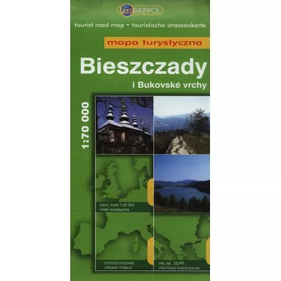 Mapa Turystyczna EuroPilot. Bieszczady
