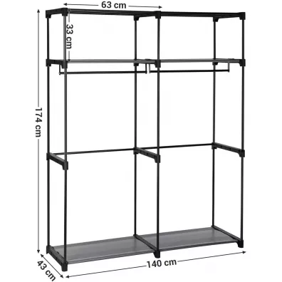 Songmics Garderoba moduowa 140 cm