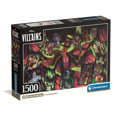 Puzzle 1500 el. Compact Disney Vilains Clementoni