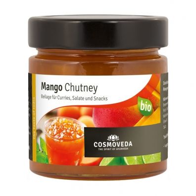 Cosmoveda Mango chutney pikantny bezglutenowy 175 g Bio