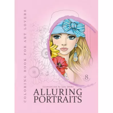 Kolorowanka kreatywna A4 Portraits rowa FRESH