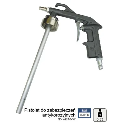 Pneumatyczny pistolet antykorozyjny do wk�ad�w