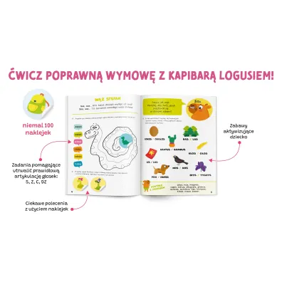 Nie sepleni�. Kapitan Nauka. Zabawy logopedyczne. Kapibara Logu�