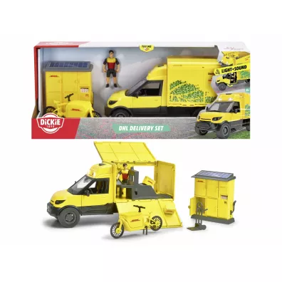 Zestaw City z pojazdem DHL Dickie Toys 25cm
