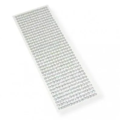 Polsirhurt Kryszta�ki samoprzylepne srebrne 6mm