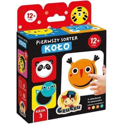 CzuCzu Pierwszy sorter Ko�o dla dzieci 12 mies. Bright Junior Media