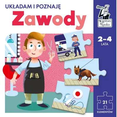Puzzle 21 el. Uk�adam i poznaj� Zawody Edgard