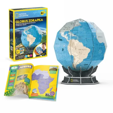 Puzzle 32 3D National Geographic Globus Dante