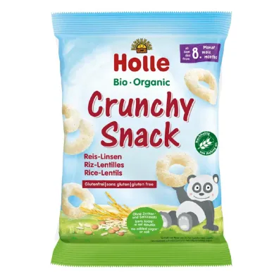 Holle Chrupki ry�-soczewica bezglutenowe od 8 miesi�ca 25 g Bio
