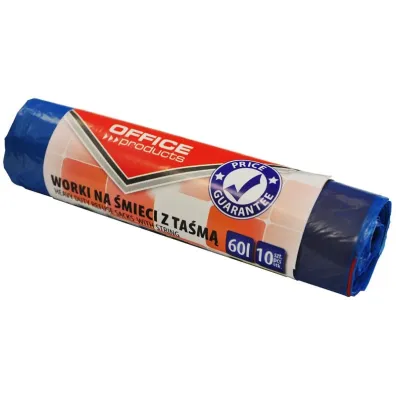 Pbs Worki Office Products na �mieci z ta�m� premium 60l/10 niebieskie