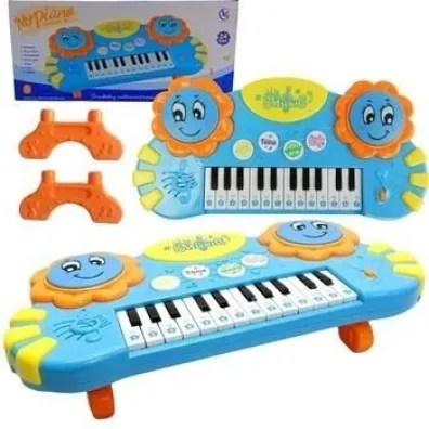 Maksik Organy pianino elektroniczne kwiaty