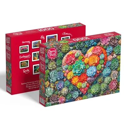 Puzzle 1000 el. The Shape of Love CherryPazzi