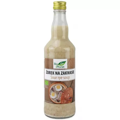 Bio Planet urek na zakwasie niepasteryzowany 480 ml Bio
