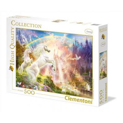 Puzzle 500 el. High Quality Collection. Sunset Unicorns Clementoni