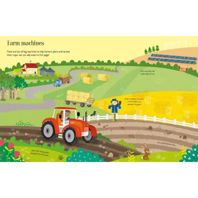 First Sticker Book Farm wer. angielska
