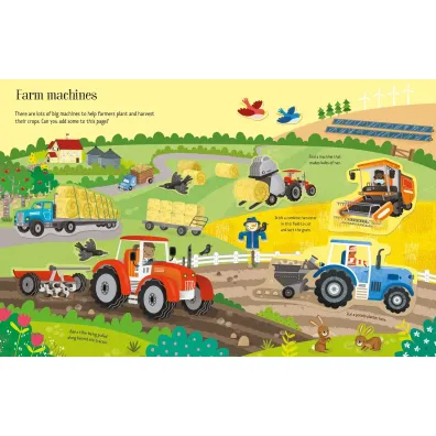 First Sticker Book Farm wer. angielska