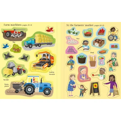 First Sticker Book Farm wer. angielska