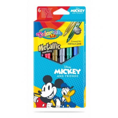 Patio Flamastry metaliczne Colorino Kids Mickey 6 kolorw