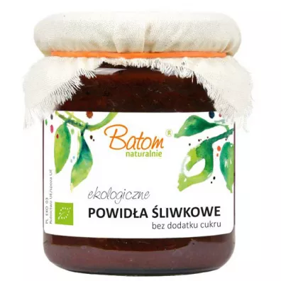 Batom Powid�o ze �liwki w�gierki bez dodatku cukru 270 g Bio