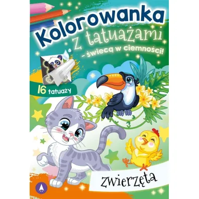 Kolorowanka z tatua�ami. Zwierz�ta