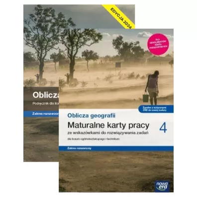 Pakiet Oblicza geografii 4. Podr�cznik i maturalne karty pracy dla liceum og�lnokszta�c�cego i technikum. Zakres rozszerzony. Szko�y ponadpodstawowe. Edycja 2024 - Katarzyna Maci��ek, Marcin �witoniak, Tomasz Rachwa�, Violetta Feliniak, Bogus�awa  Marczewska, Pawe�  Kroh, Czes�aw Adamiak