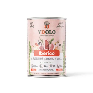 Ydolo Iberico - wieprzowina Iberico - mokra karma dla psa 400 g