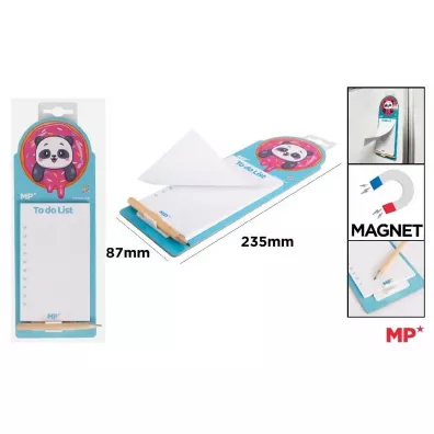 Mp Main Paper Notes magnetyczny na lod�wk� z o��wkiem - Panda