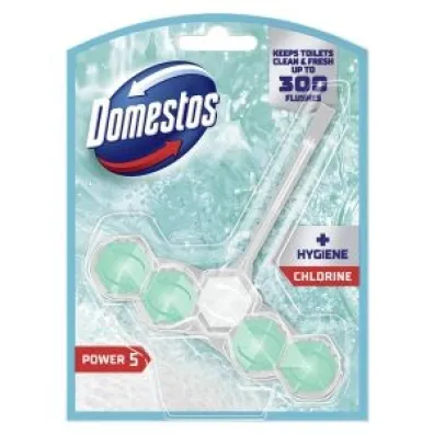 Domestos Power 5 Chlorine Kostka toaletowa 50 g