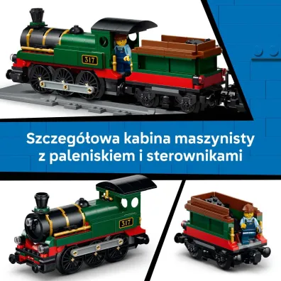 LEGO City Retro poci�g z lokomotyw� parow� 60511