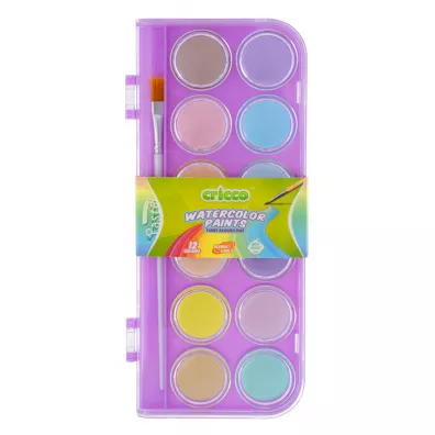 Cricco Farby akwarelowe pastelowe 12 kolorw