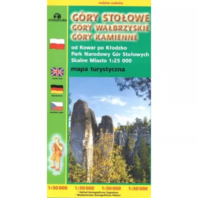 Mapa tur. Gry Stoowe, Wabrzyskie, Kamienne