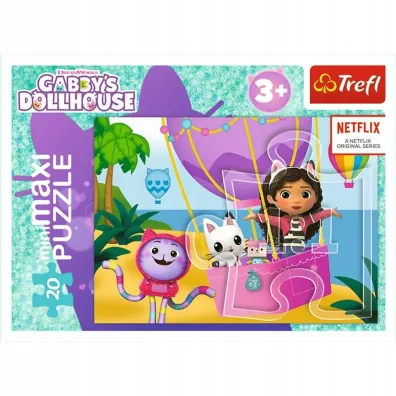 Puzzle 20 el. miniMAXI Kolorowy dzie� Gabby 2 TREFL