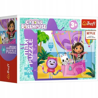 Puzzle 20 el. miniMAXI Kolorowy dzie� Gabby 2 TREFL