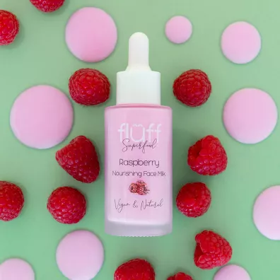 Fluff Mleko do twarzy - malina 40 ml