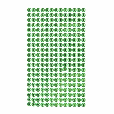 Dalprint Kryszta�ki samoprzylepne light green GRKR-056 6 mm 260 szt.