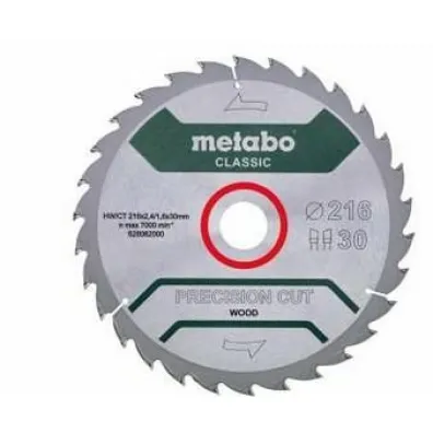 Metabo Pi�a tarczowa hw/ct 216x30x30z
