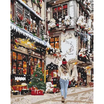 Ideyka Malowanie po numerach. Ulice Nowego Jorku 40 x 50 cm