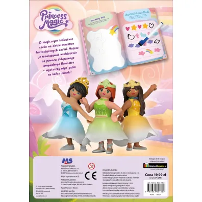 Playmobil Princess Magic. Zadania do �cierania. W t�czowym zamku