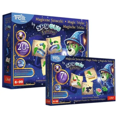 Pakiet: Zestaw Magiczne Sztuczki - Magician's Trick Collection Rodzina Treflik�w 62297, Zestaw Magiczne Sztuczki - Magician's Starter Set Rodzina Treflik�w 62295