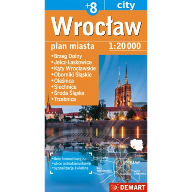 Wrocław plus 8 - plan miasta