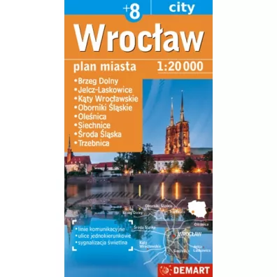 Plan miasta Wrocaw +8 1:20 000