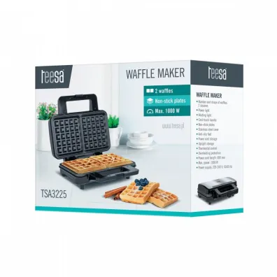 Teesa Gofrownica 2 due gofry 1000W teflon