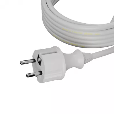 Awtools Przewd z wtyczk 5 m 3x1,5 mm biay h05vv-f