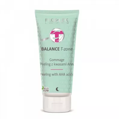 Floslek Balance T-Zone Gommage peeling z kwasami AHA 125 ml