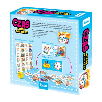 Puzzle edukacyjne Poznajemy czas Jawa