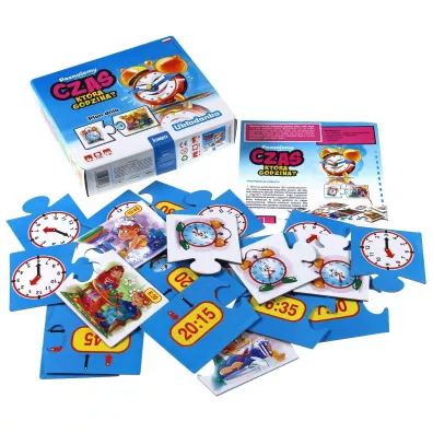 Puzzle edukacyjne Poznajemy czas Jawa